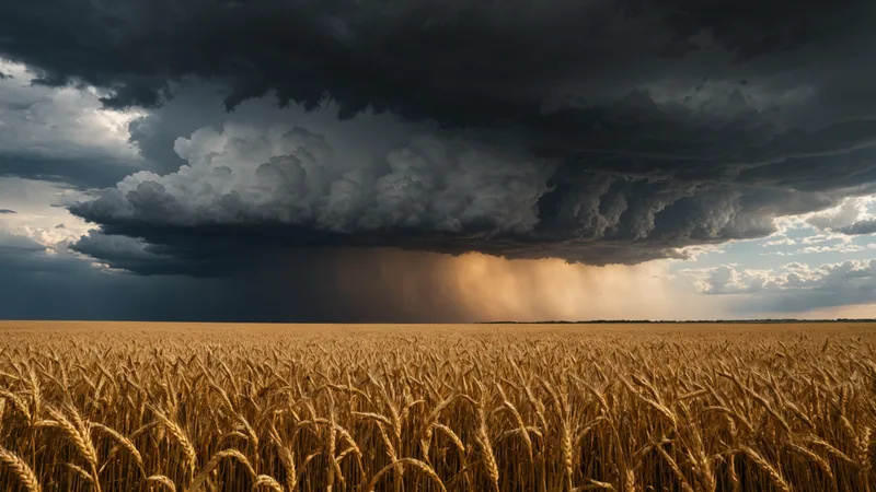 Weather signals preceding wheat price spike